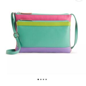 Ili New York leather crossbody bag